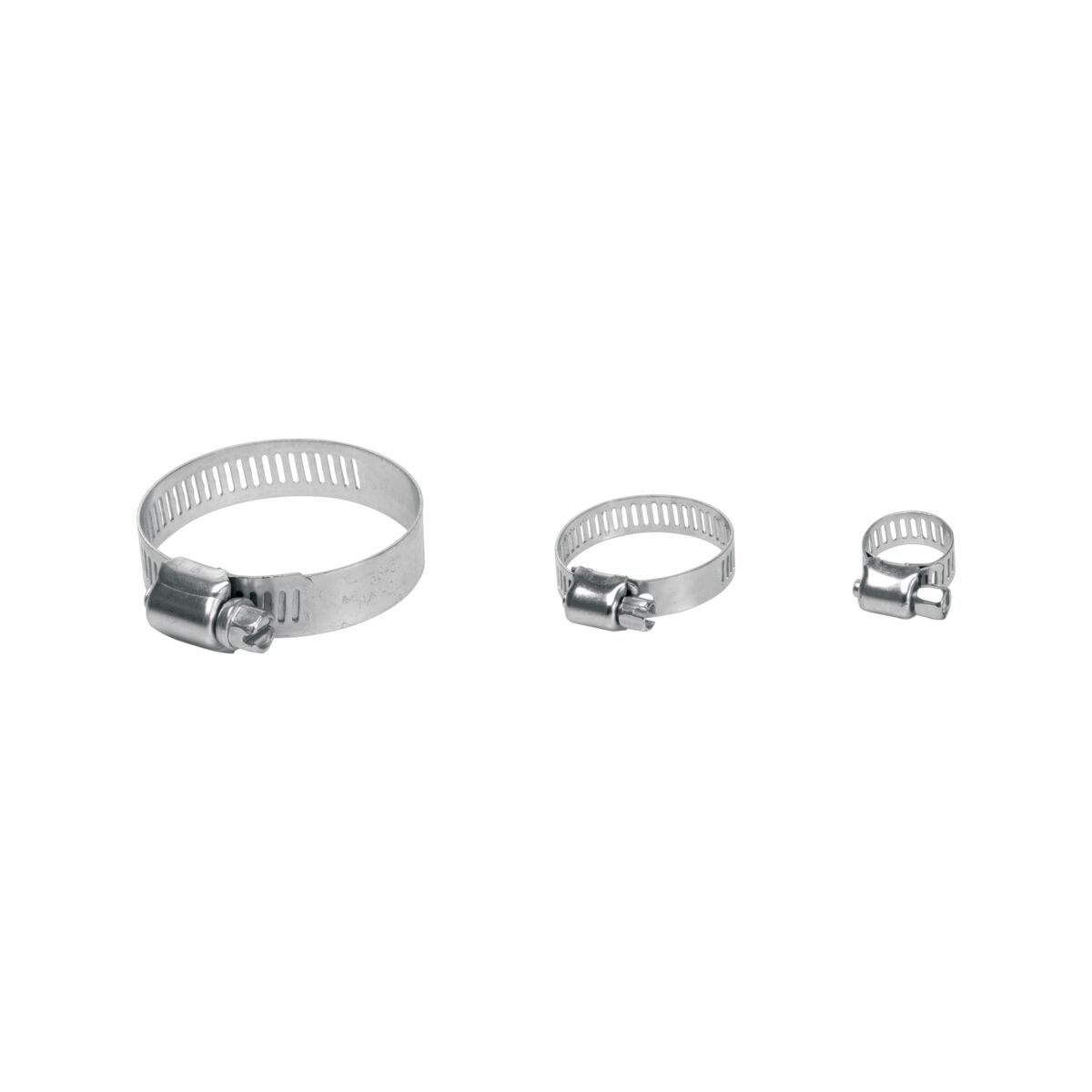 Victor 3-Piece Hose Clamps Silver